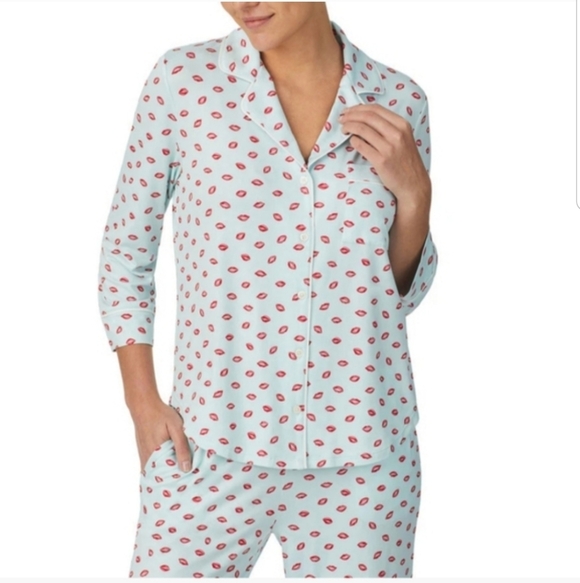 NEW! Kate spade New York Kisses pajamas sz XL NWT - Picture 2 of 9